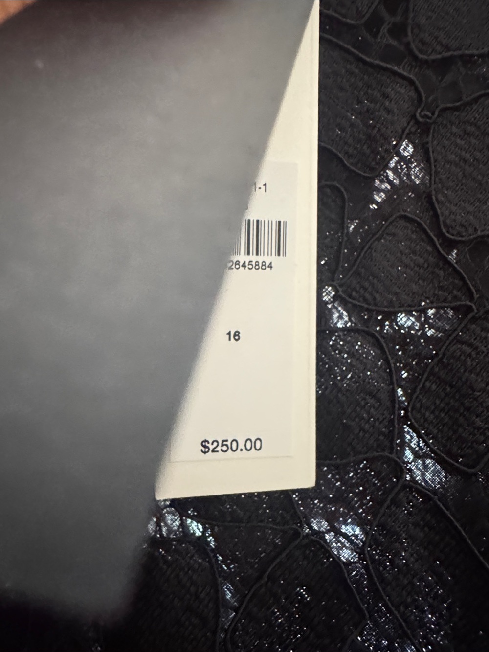 Banana Republic- Black Lace A-Line Skirt 16 - Picture 3 of 3